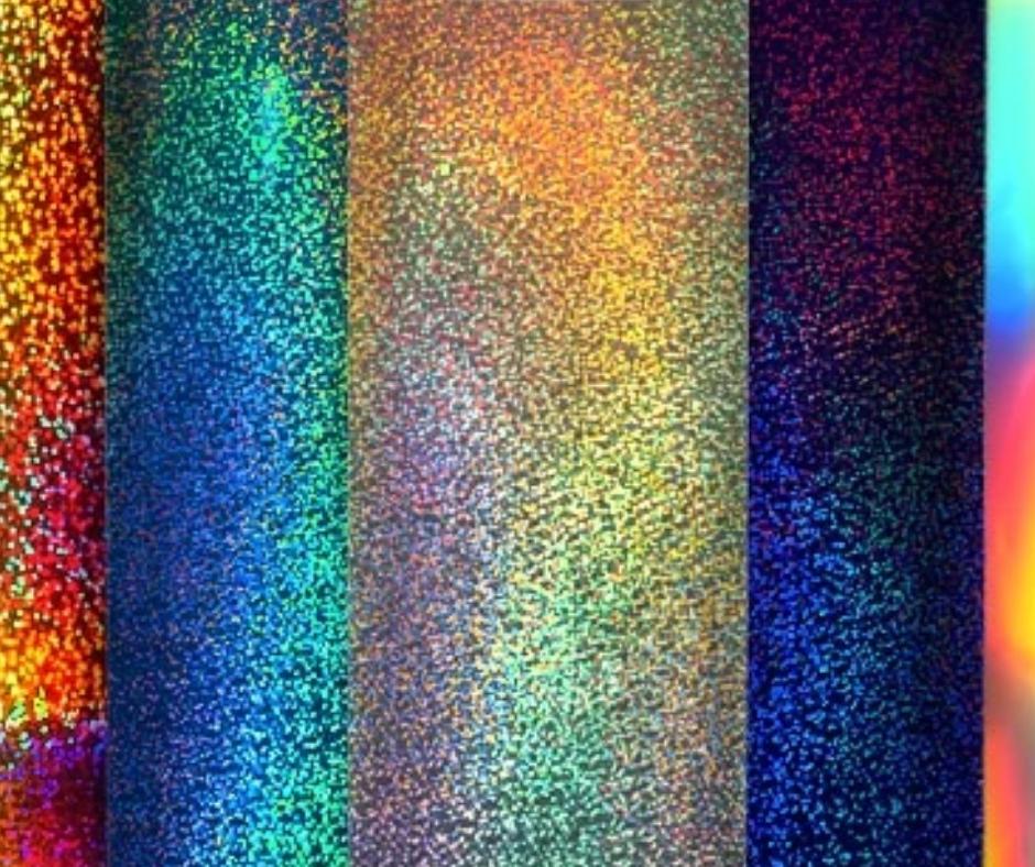 Siser Holographic HTV Iron On Heat Transfer Vinyl 20 x 20ft Roll - Rainbow  