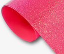 *NEW* 3D Super Puff Neon Glitter Heat Transfer Vinyl (HTV) | Neon Glitter Puff Vinyl - Neon Pink