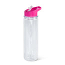 Kids Snow Globe Tumbler | Clear 17 oz Double Wall Insulated Plastic Snow Globe Cup