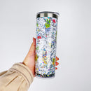 20oz Snow Globe Storyboard Tumbler | Snow Globe Tumbler