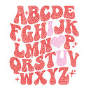 Rhinestone Transfer Designs - Ready to Press | Alphabet I Love You
