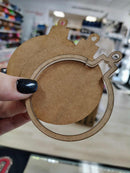 Snowglobe Ornament Kit | Fillable Acrylic Blanks | Car Mirror Charms - Balloon Dog