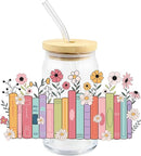 All Booked Up UV DTF Stickers | UV Direct to Film | UV Stickers | 16oz tumbler wraps  | 5 Pack