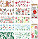 Christmas UV DTF Stickers | UV Direct to Film | UV Stickers | 16oz tumbler wraps  | 10 Pack