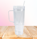 40oz Plastic Acrylic Snow Globe Tumbler | Snowglobe Tumblers