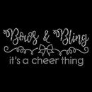 Rhinestone Transfer Designs - Ready to Press | Bows & Bling