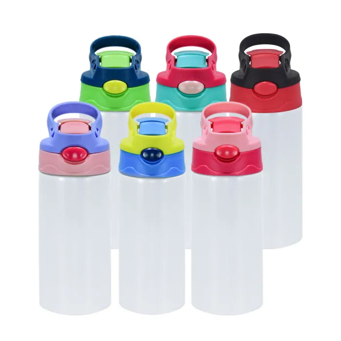China 12oz Sublimation kids water bottle with flip top