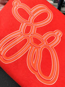 VTS Super Pop 700 Heat Transfer Vinyl | Thick HTV | Raised 3D Foam | 2 Tone Vinyl  - Orange and White