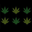 Rhinestone Transfer Designs - Ready to Press | Mini Canabliss Plants