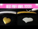 3D Super Puff Heat Transfer Vinyl - Metallic Silver