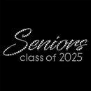 Rhinestone Transfer Designs - Ready to Press | Seniors Script 2025