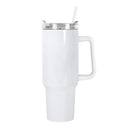 Sublimation Tumbler With Colored Handle 40oz  | Sublimation Tumbler