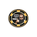 SUBLIMATION MATTE WHITE 2" POKER CHIP