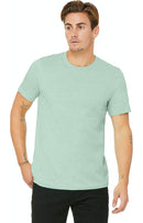 Heather Prism Mint Bella + Canva Unisex Heather CVC T-Shirt