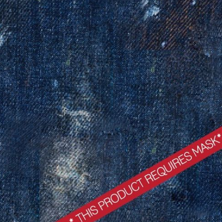 Printed Pattern Heat Transfer Vinyl Distressed Denim