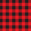 Printed Adhesive Vinyl | Pattern Permanent Vinyl - Red Buffalo Plaid
