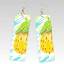 Sublimation Rectangle Earrings