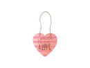 SUBLIMATION HEART PLYWOOD DOOR HANGER