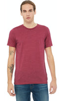 Heather Raspberry Bella + Canva Unisex Heather CVC T-Shirt