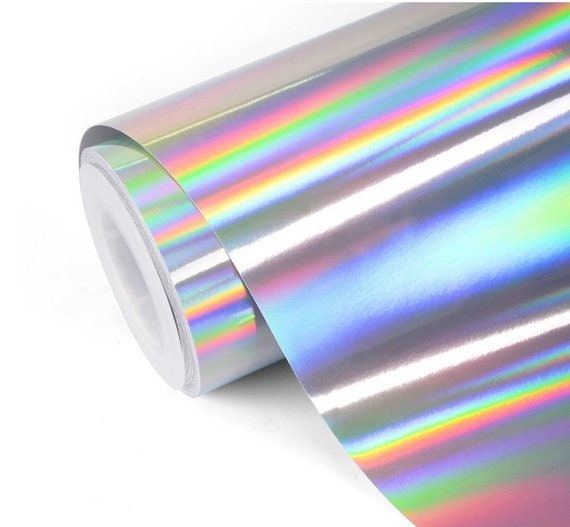 Siser Holographic Heat Transfer Vinyl (HTV) - 15 x 150 ft - 17 Colors Available - Rainbow