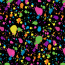 Pattern Permanent Vinyl-  Paint Neon Black  - Permanent Vinyl / Printed Permanent Vinyl