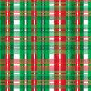 Pattern Permanent Vinyl- Christmas Plaid- Permanent Vinyl / Printed Permanent Vinyl