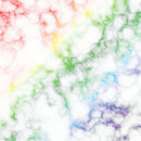 Printed Adhesive Vinyl | Pattern Permanent Vinyl - Rainbow Marble