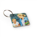 FAUX LEATHER SUBLIMATION KEYCHAIN