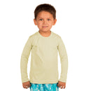 PALE YELLOW SUBLIMATION VAPOR SOLAR PERFORMANCE TODDLER LONG SLEEVE TEE