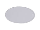 WHITE OVAL 2.6" X 4.5" FABRIC PATCH WITH SEALING EDGE