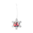 SUBLIMATION PEWTER SNOWFLAKE ORNAMENT - 3"