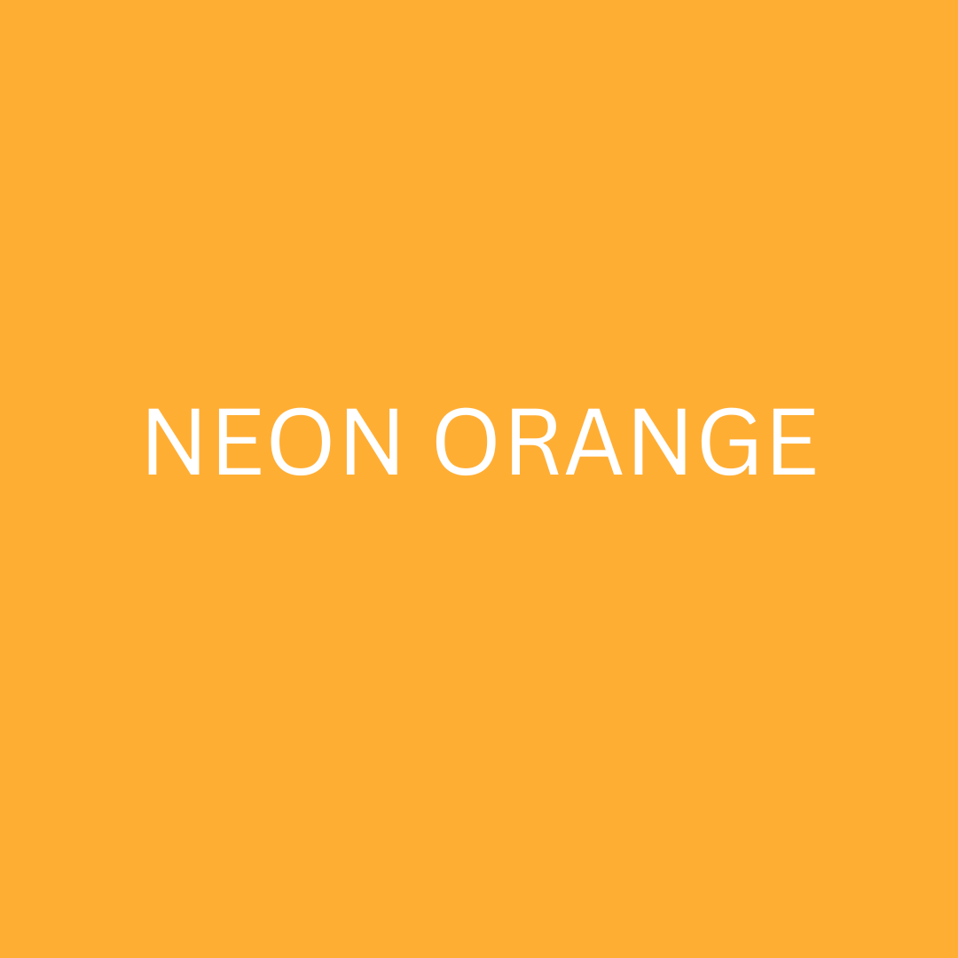 3D Super Puff Heat Transfer Vinyl - Neon Orange 3D Super Puff Heat Transfer Vinyl - Neon Orange