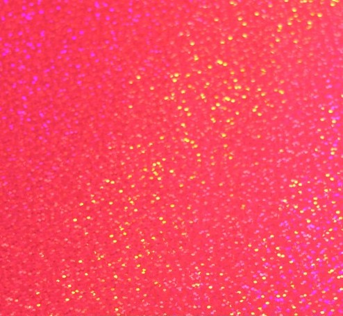 Holographic Red - Permanent Adhesive Vinyl