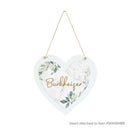 HD WHITE SUPER GLOSS SUB METAL HEART 6.88" X 7.08"