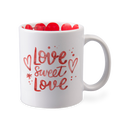 Sublimation Mug With Heart Design Inside 11 oz