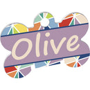 Sublimation White Dog Done Pet Tag | Sublimation Blanks