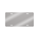 SUBLIMATION BRUSHED SILVER 6" X 12" .045" ALUMINUM LICENSE PLATE