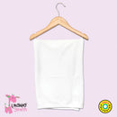 Laughing Giraffe Baby Receiving Blanket – White – 100% Polyester