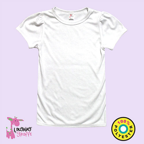Laughing Giraffe Childrens Plain White T Shirts Bulk Girls Laughing