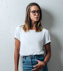 Ladies White Sublimation T-Shirts – 100% Polyester Cotton Feel | Sublimation Shirt