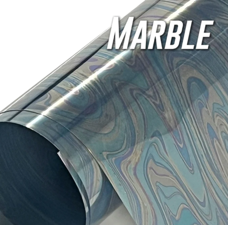 Marble VTS Holographic Pattern HTV | Heat Transfer Vinyl | Holographic