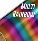 Multi Rainbow Stripes VTS Holographic Pattern HTV | Heat Transfer Vinyl | Holographic Pattern HTV