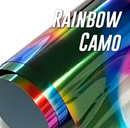 Rainbow Camo VTS Holographic Pattern HTV | Heat Transfer Vinyl | Holographic Pattern HTV