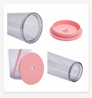 25oz Color Acrylic Snow Globe Tumbler | Snowglobe Tumbler