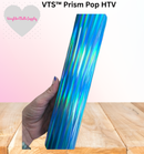 VTS™ Prismic Pop HTV | 3D Holographic Heat Transfer Vinyl - Sky Blue