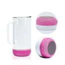 Sublimation Straight Speaker Tumbler w/ Handle 14oz | Sublimation Tumbler