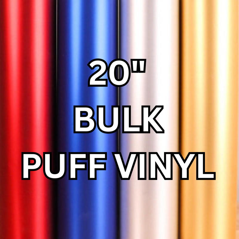 Metallic Puff Vinyl HTV 20" - VTS 3D Super Puff