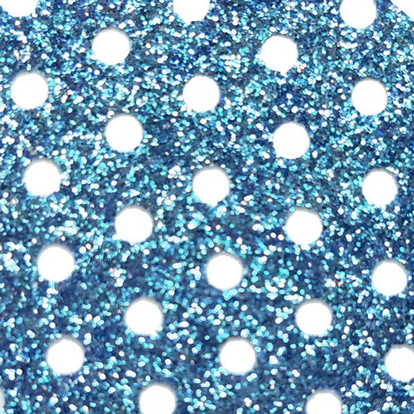 VTS Mesh Glitter HTV | Mesh Glitter Heat Transfer Vinyl 20" - Aqua