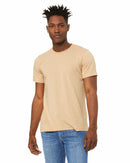 Heather Sand Dune + Canva Unisex Heather CVC T-Shirt