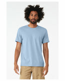 Heather Baby Blue Bella + Canva Unisex Heather CVC T-Shirt